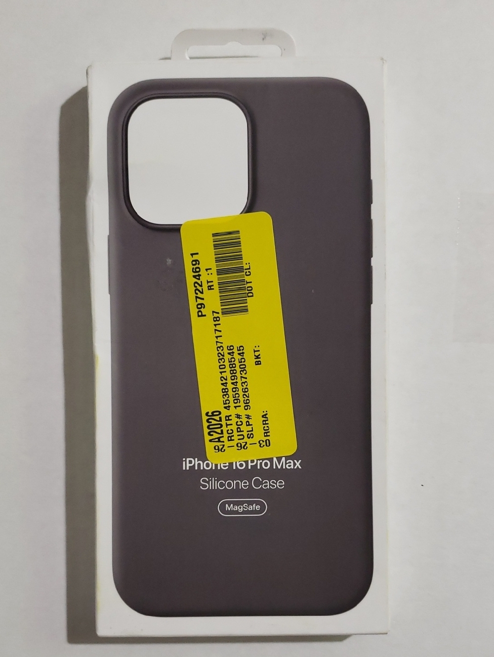 OEM Silicone Case For iPhone 16 Pro Max, With Magsafe, Stone Gray